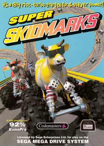 Super Skidmarks Genesis box art