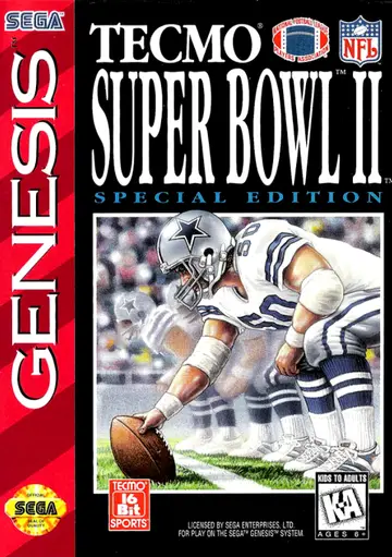 Tecmo Super Bowl II: Special Edition Genesis box art