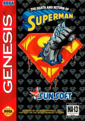 The Death and Return of Superman Genesis box art