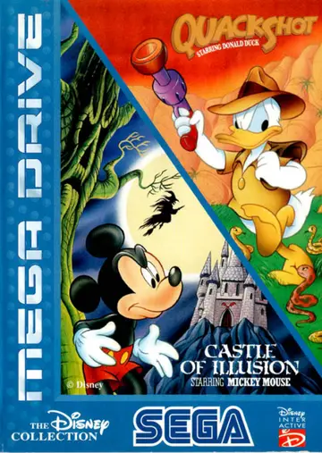 The Disney Collection: QuackShot Starring Donald Duck + Castle of Illusion Starring Mickey Mouse box art