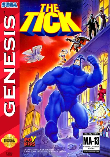 The Tick Genesis box art