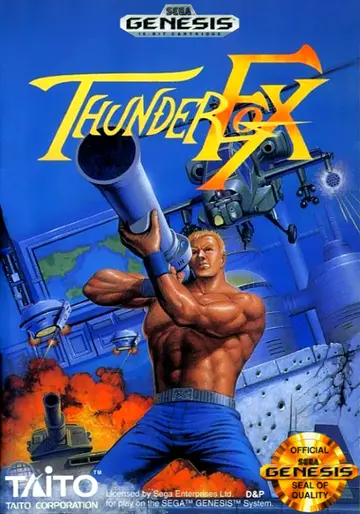 Thunder Fox Genesis box art