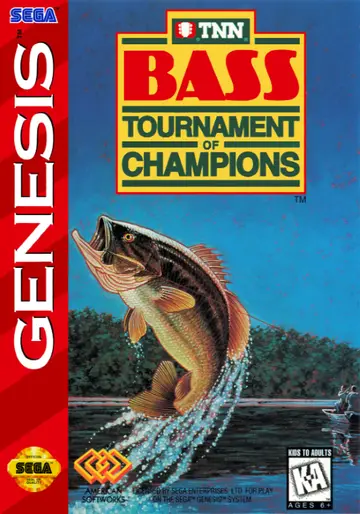 TNN Bass Tournament of Champions Genesis box art