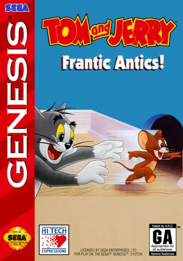 Tom and Jerry: Frantic Antics box art
