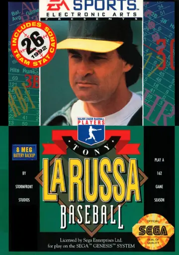 Tony La Russa Baseball box art