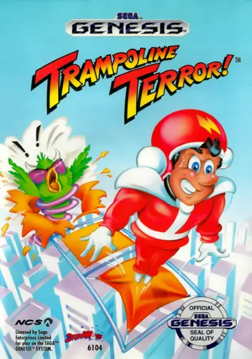 Trampoline Terror! Genesis box art