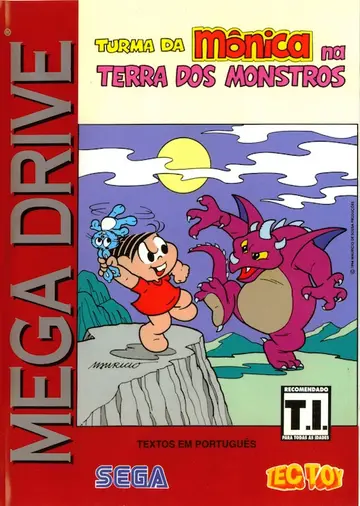 Turma da Mônica na Terra dos Monstros box art