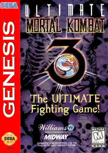 Ultimate Mortal Kombat 3 box art