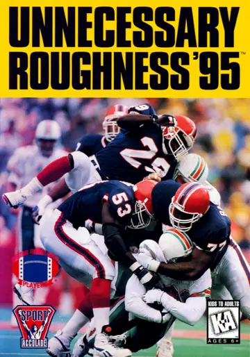 Unnecessary Roughness '95 Genesis box art