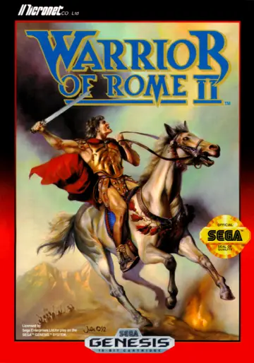 Warrior of Rome II Genesis box art