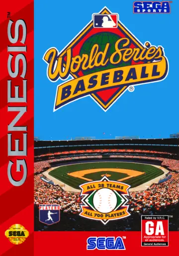 World Series Baseball Genesis box art