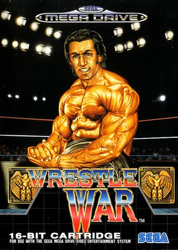 Wrestle War Genesis box art