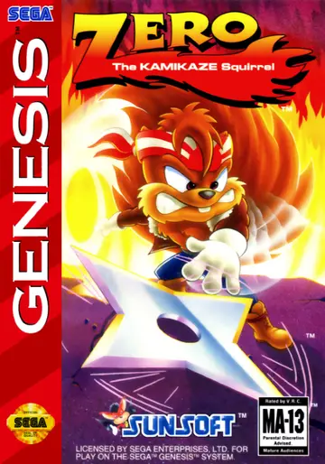 Zero the Kamikaze Squirrel box art
