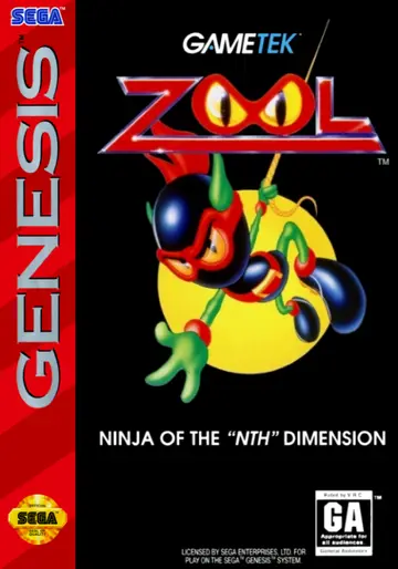 Zool: Ninja of the 'Nth' Dimension box art