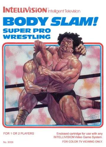 Body Slam!: Super Pro Wrestling Intellivision box art