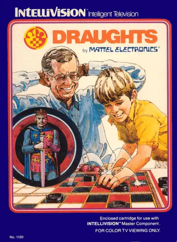 Checkers Intellivision box art