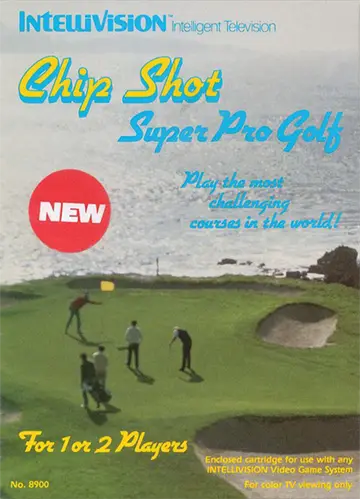 Chip Shot: Super Pro Golf Intellivision box art