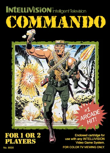 Commando Intellivision box art