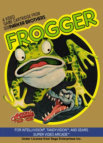 Frogger Intellivision box art