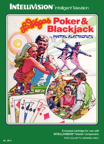 Las Vegas Poker & Blackjack Intellivision box art
