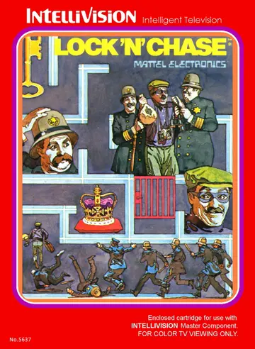 Lock 'N' Chase Intellivision box art