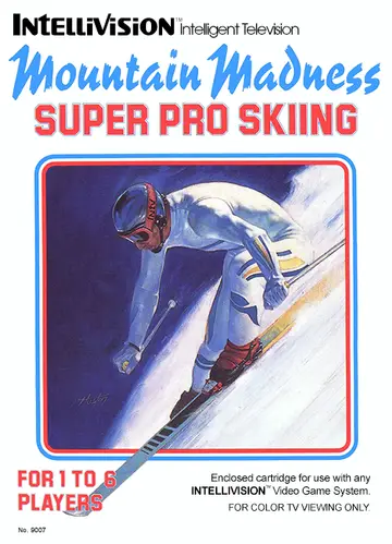 Mountain Madness: Super Pro Skiing Intellivision box art