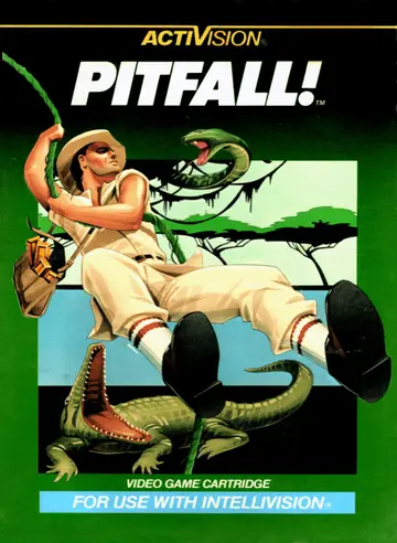 Pitfall! Intellivision box art