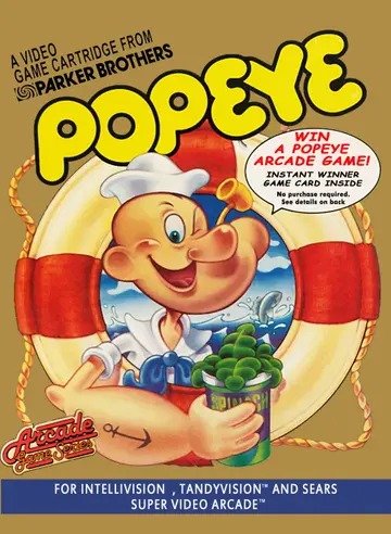 Popeye Intellivision box art