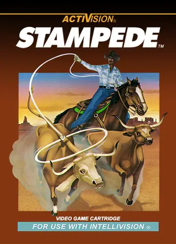 Stampede Intellivision box art
