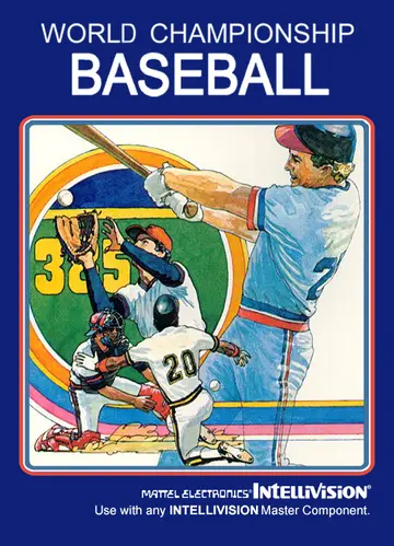 World Championship Baseball Intellivision box art