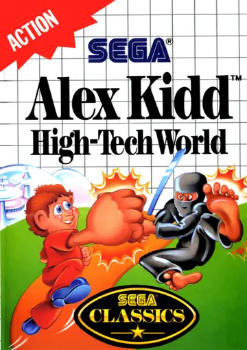 Alex Kidd: High-Tech World box art