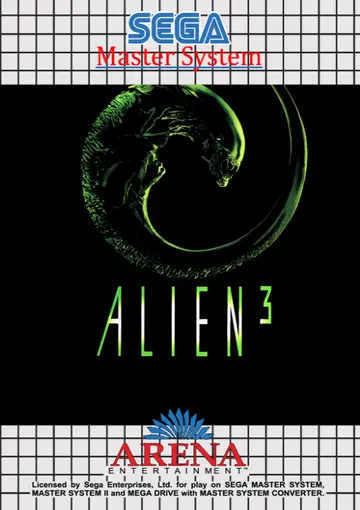 Alien 3 Master System box art