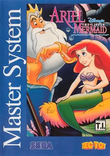 Ariel the Little Mermaid Master System box art