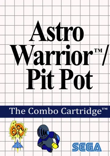 Astro Warrior / Pit Pot Master System box art
