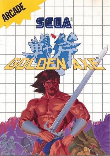 Golden Axe Master System box art