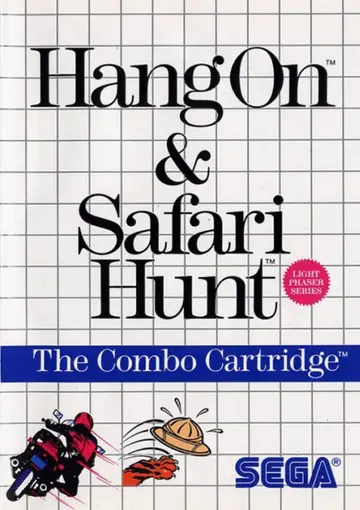 Hang On & Safari Hunt Master System box art