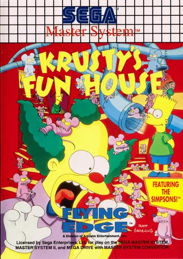 Krusty's Fun House box art