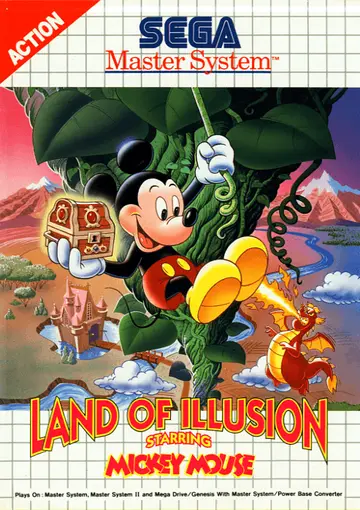 Land of Illusion Starring Mickey Mouse box art