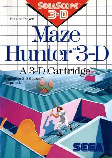 Maze Hunter 3-D box art
