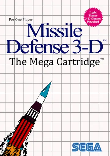 Missile Defense 3-D Master System box art