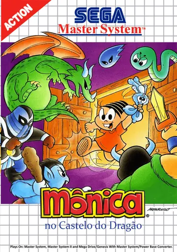 Mônica no Castelo do Dragão box art