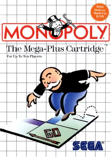 Monopoly Master System box art