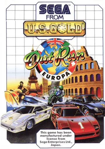 Out Run Europa box art