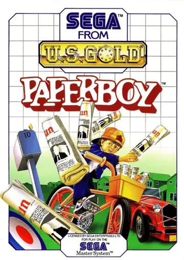 Paperboy Master System box art