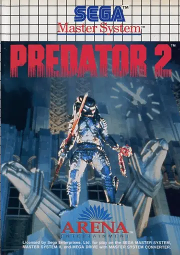Predator 2 Master System box art