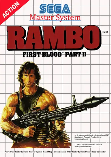 Rambo: First Blood Part II box art