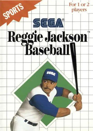 Reggie Jackson Baseball Master System box art