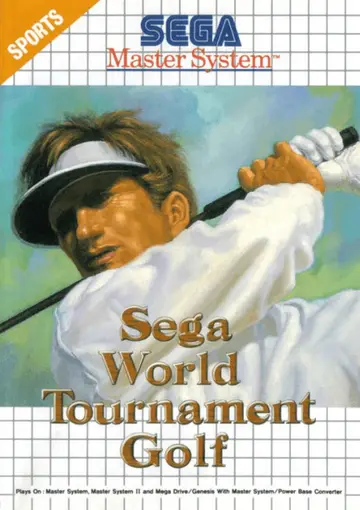 Sega World Tournament Golf Master System box art