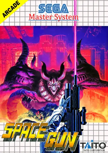 Space Gun Master System box art