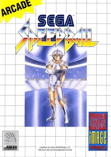Speedball Master System box art